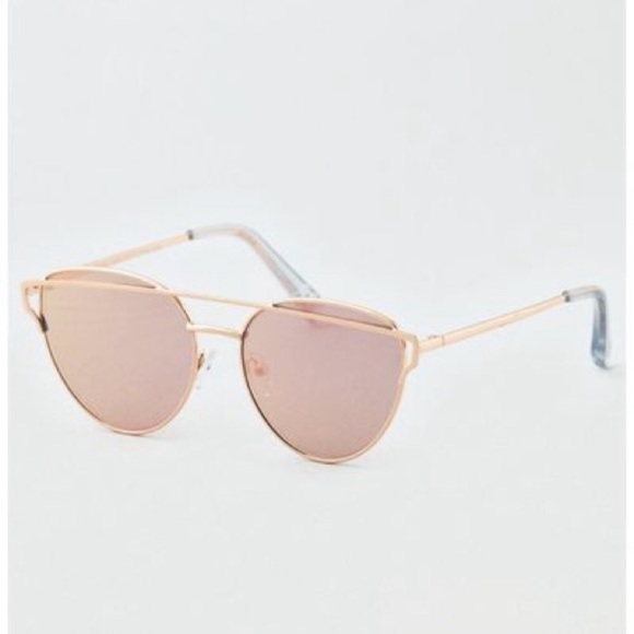 American Eagle Outfitters Accessories - NWT AE Rose Gold Winged Sunglasses